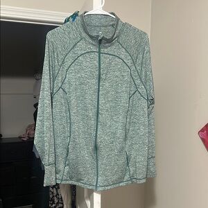 Ideology Heathered Green Athletic Top
